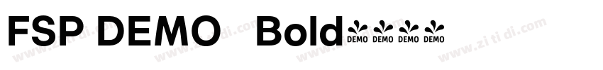FSP DEMO   Bold字体转换